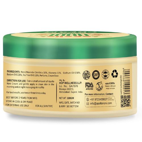 Apollo Noni With Aloevera Natural Skin Enhancer Cream