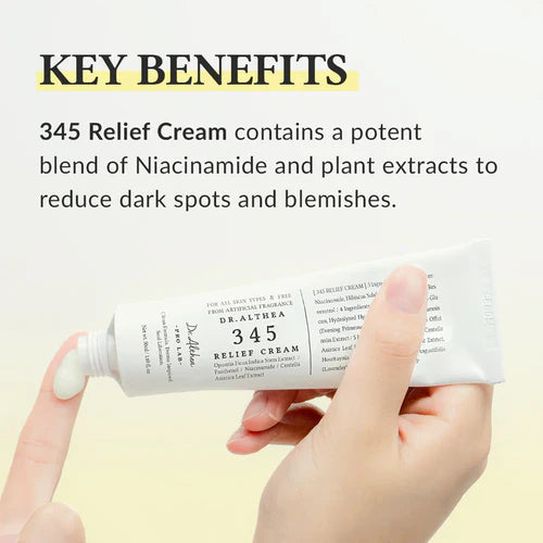 Dr. Althea 345 Relief Cream 50ml | Dark Spots, Acne & Skin Repair